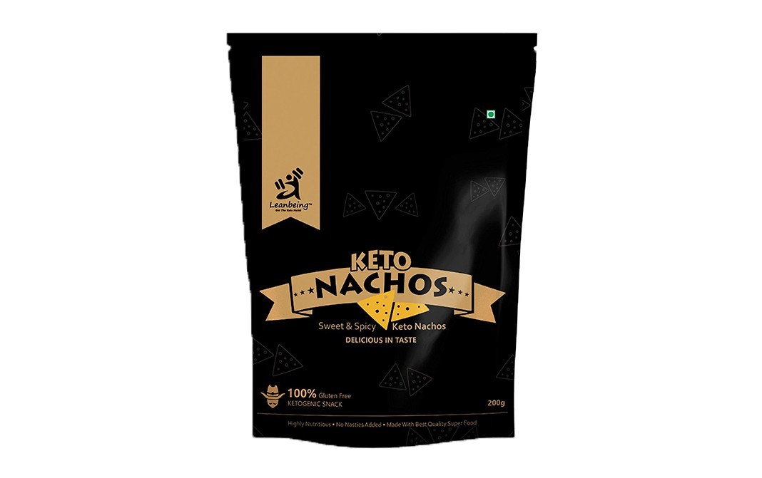 Leanbeing Keto Nachos    Pack  200 grams